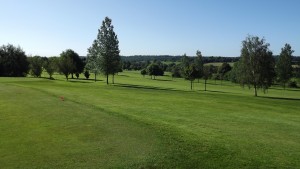 View from the 2nd Tee across the 1st and18th